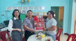 Lãnh đạo UBND xã Hoài Đức thăm và chúc Tết Trung tâm Thiện Chí – Khu vực Đức Linh