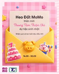 🎉 Chúc mừng Heo Đất MoMo tròn 7 tuổi – 7 năm lan tỏa yêu thương!